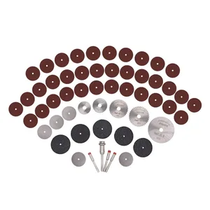 55 шт. вращающийся Электроинструмент подходит для Dremel хвостовик 3,0 мм HSS резка Dsic отрезное Колесо Мини дрель роторный инструмент Аксессуары