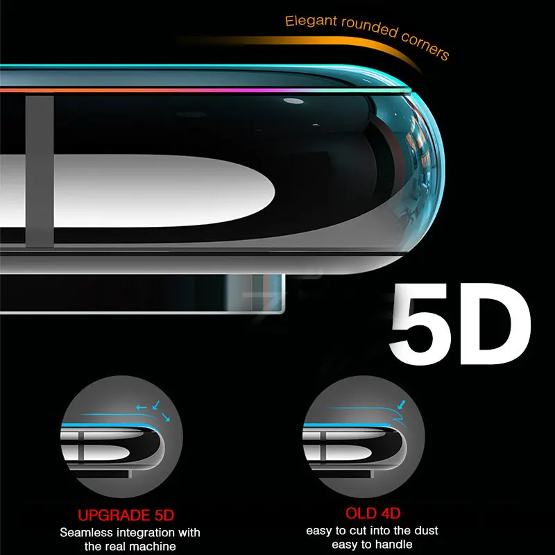WuKong полное покрытие 5D Защита экрана для iphone 6 6s 7 8 plus 7plus закаленное стекло новое 4D