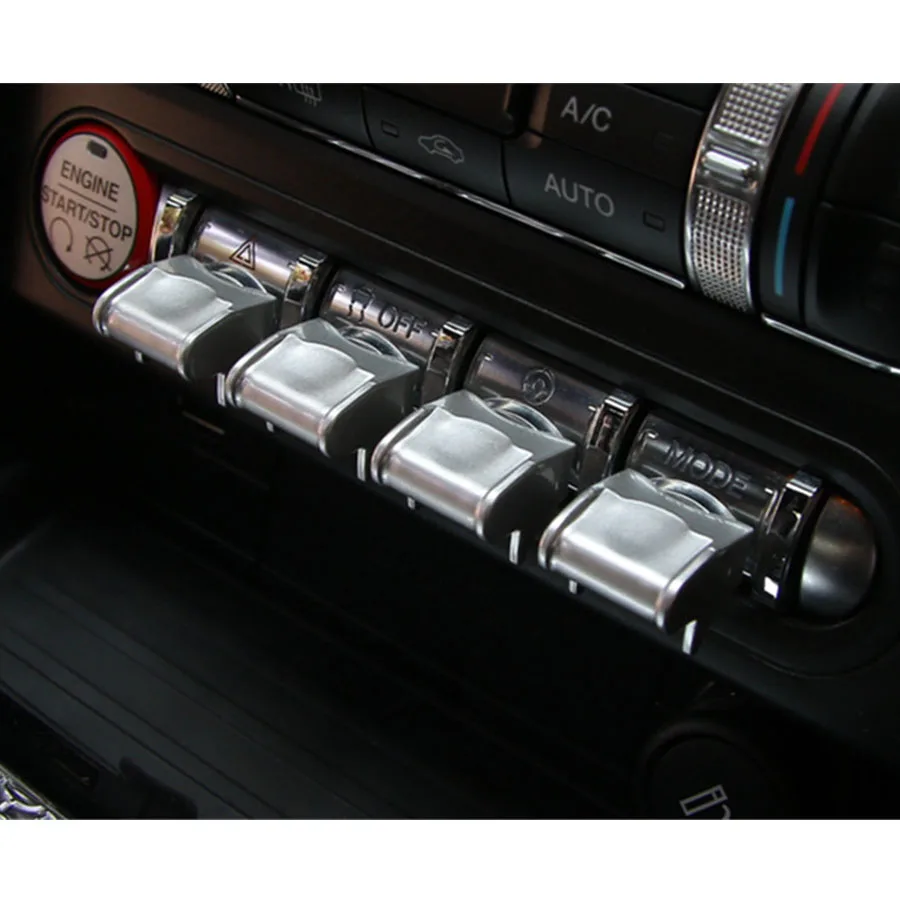 YAQUICKA для Ford Mustang 2015 17 автомобильная интерьерная консоль навигация GPS кнопка