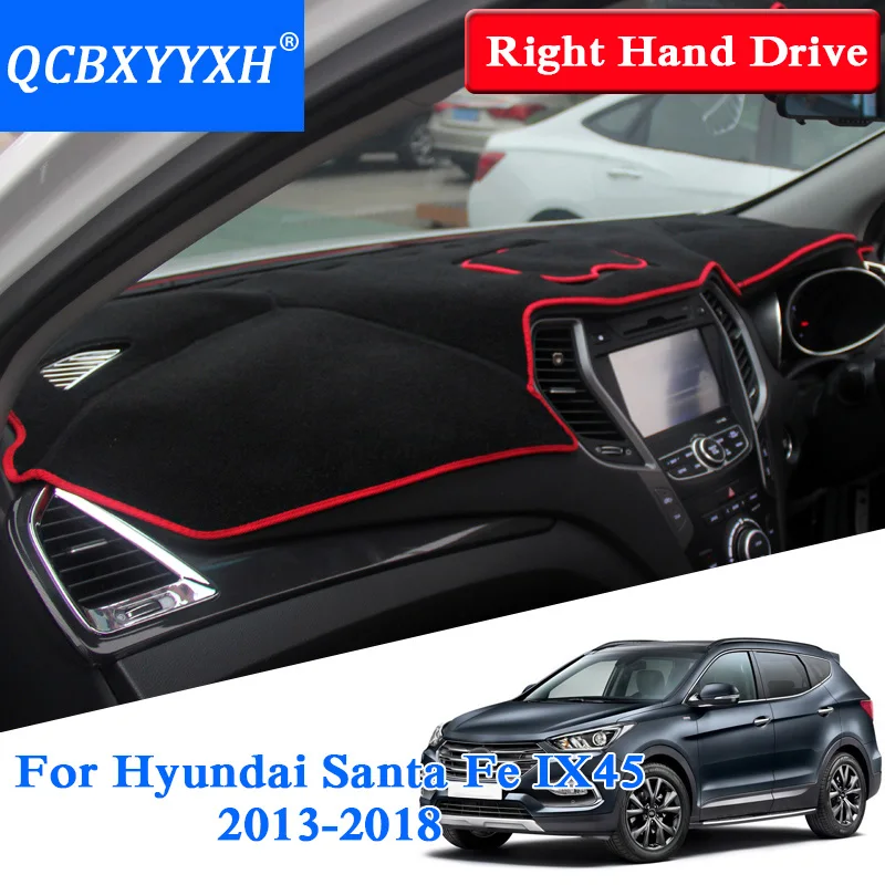 Для hyundai Santafe IX45 2013- правый руль приборной панели Коврик защитный интерьер Photophobism коврик тент подушка для стайлинга автомобиля