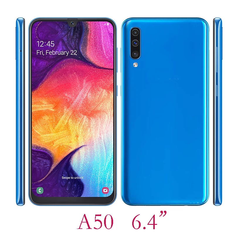 10 шт./лот задняя камера объектив для samsung Galaxy A10 A20 A30 A40 A50 A60 a70 a80 A105 A205 A305 A405 A505 A6060 A705 A805 - Цвет: A50