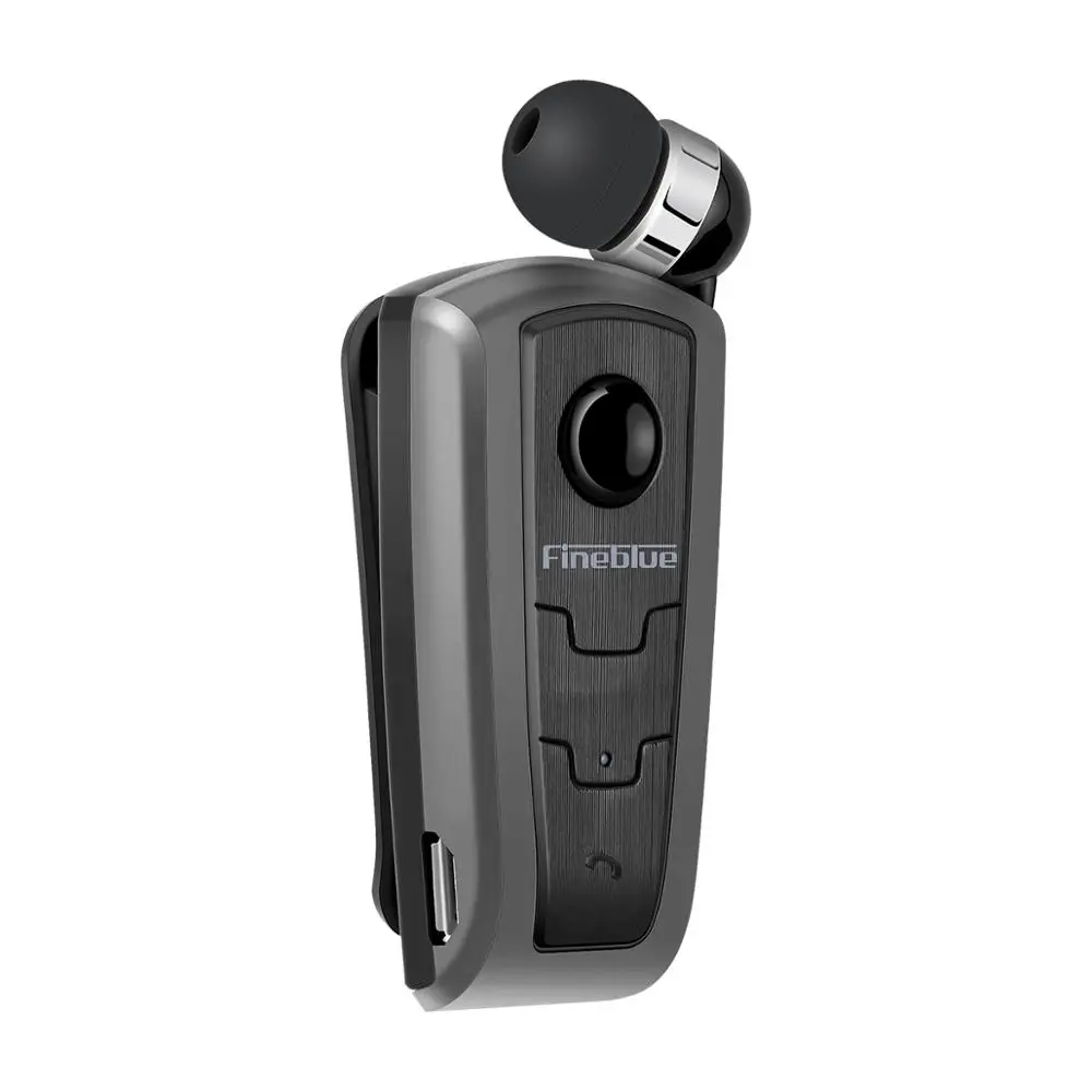 Grey NO BOX FineBlue F910 мини беспроводной Auriculares драйвер Bluetooth гарнитура звонки напоминают износ вибрации клип спортивные наушники для бега - Цвет: Grey NO BOX