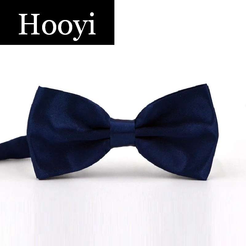Мужской галстук бабочка из полиэстера однотонные вечерние галстуки бабочки для