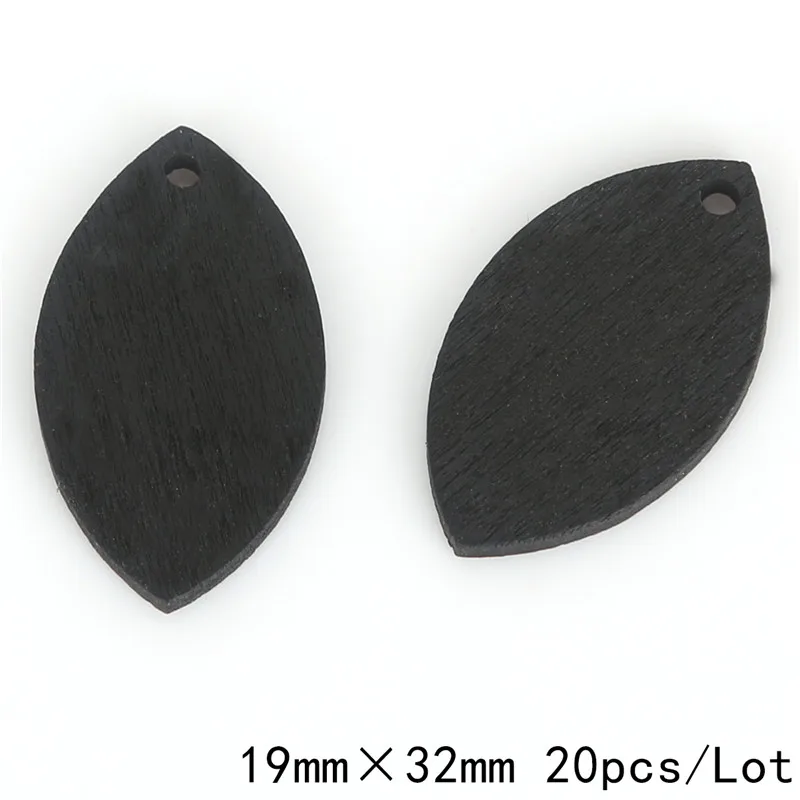 20 шт. деревянные подвески в виде листьев 19x32 мм|charm pendant|pendants for jewelry makingleaf charm pendant |