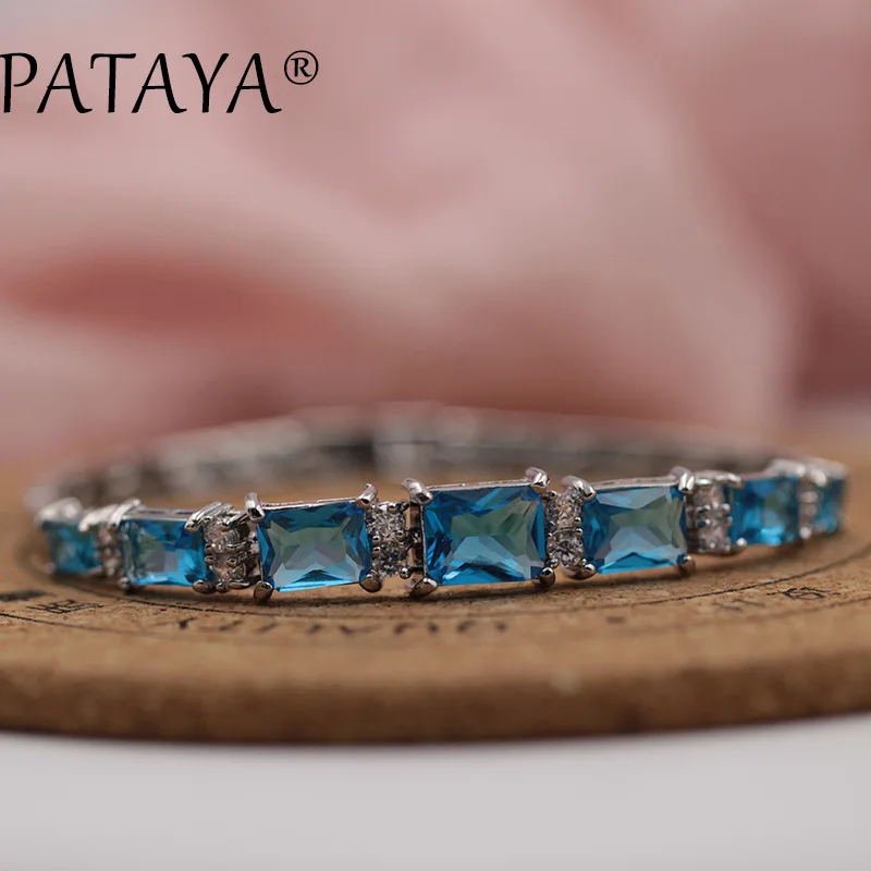 Женские браслеты из натурального циркония 17 см| |