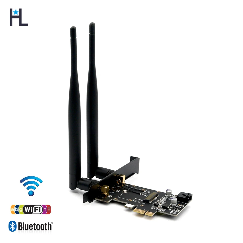 NGFF M.2 ключ A к PCI e X1 адаптер для WiFi и Bluetooth карты|Сетевые карты| |