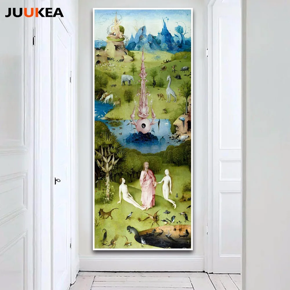 Ад по Босха HD детали Печать холст Картина Книги искусству Стены картинки для