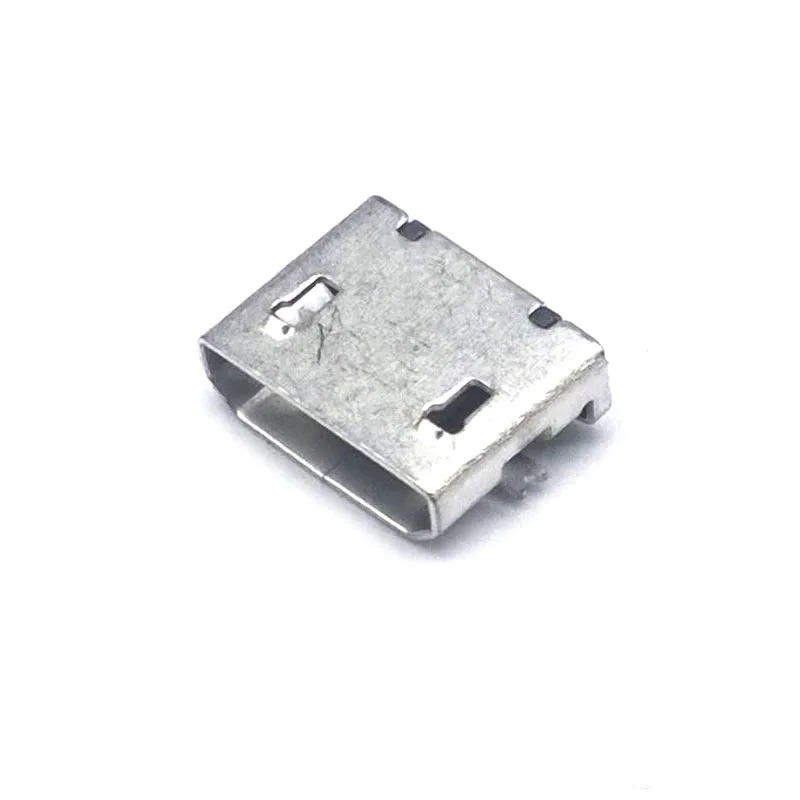 30 шт./лот плоский край 5 Pin Тип B SMT микро USB Разъемы женский ПОРТ Jack Tail Sockect Разъем