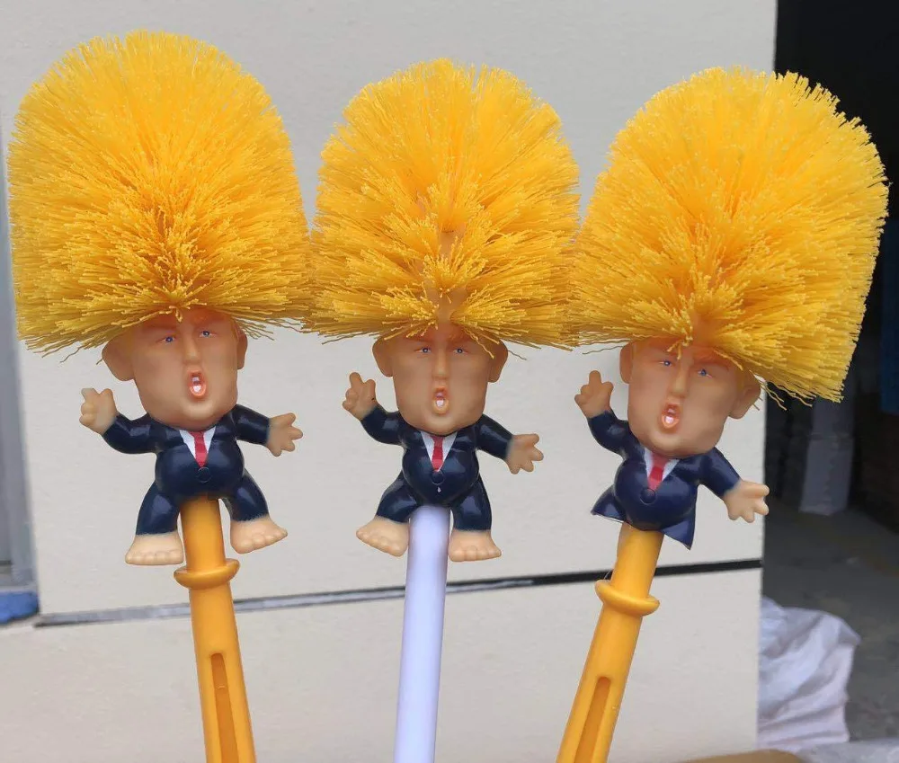 Дональд Трамп, туалетная щетка для туалета, принадлежности, инструменты для уборки ванной комнаты, туалетная щетка для дома, отеля, ванной комнаты, WC, чистящие инструменты