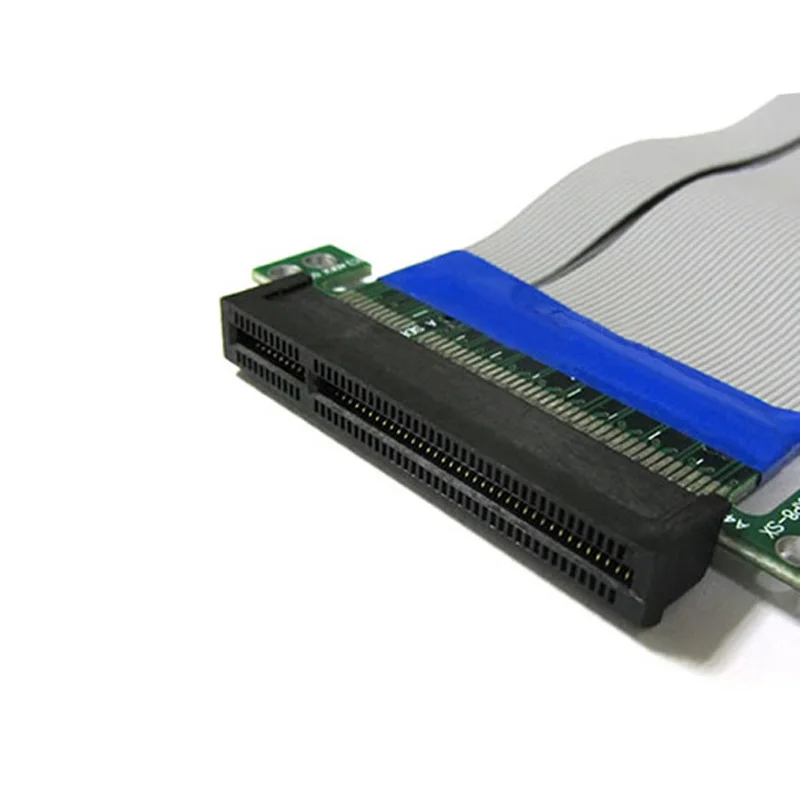 Карта расширения Riser PCI E PCIE Express 8X/ 16X с адаптером питания Molex IDE и ленточным кабелем