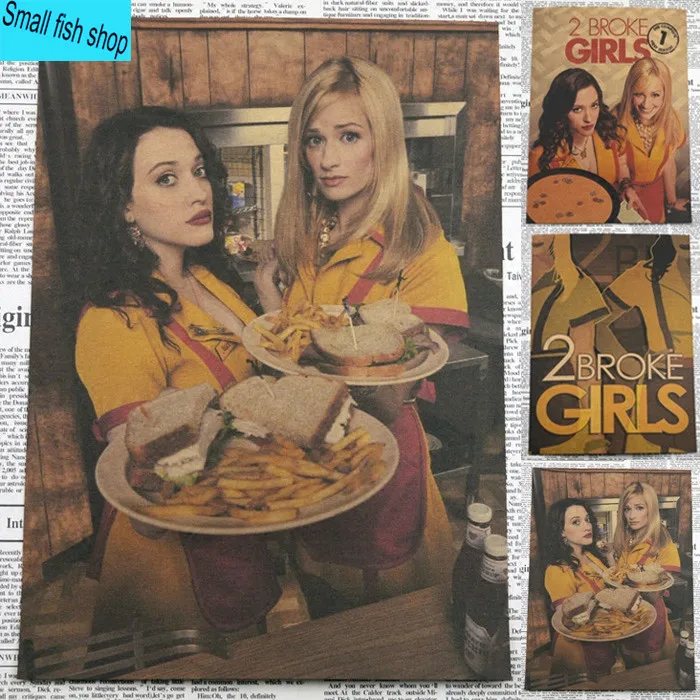 2 сломанных девушки Прекрасные сестры Кат деннингз комедия украшение для дома