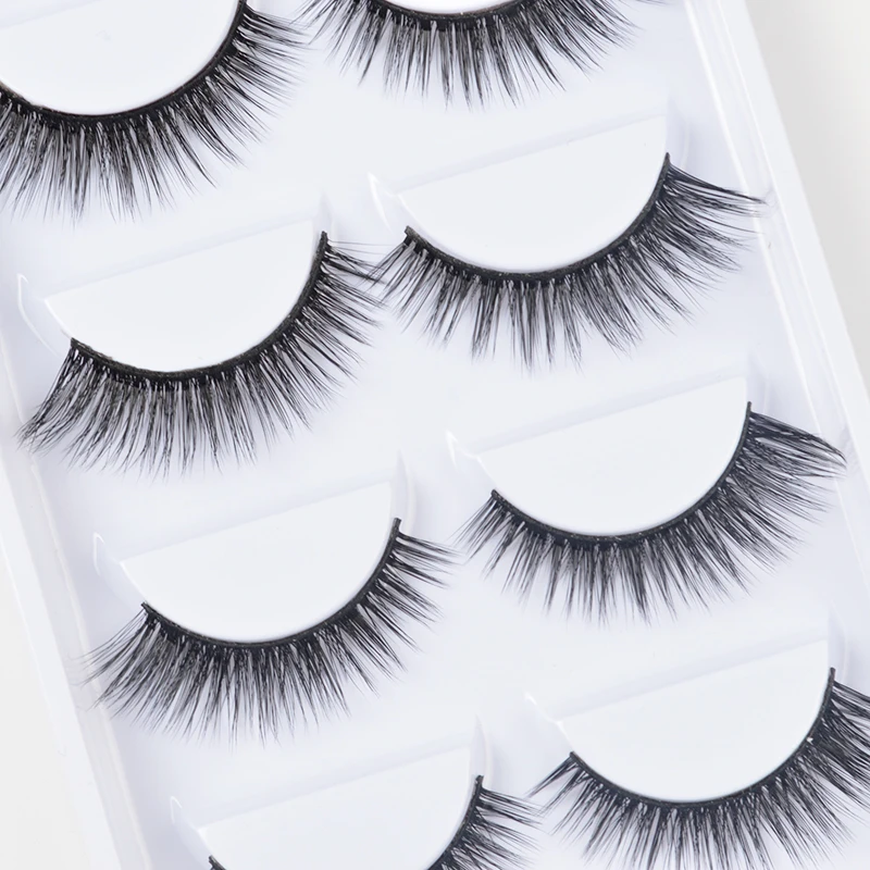 

NEW 5 pairs mink eyelashes false lashes mink 3d fake eyelash extension make up cilios natural long cruelty free lash