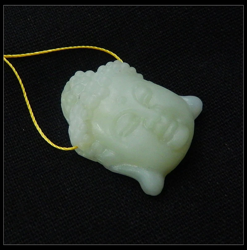 Распродажа 1 шт. подвеска из натурального камня нефрита ручной работы бусина 31x25x12