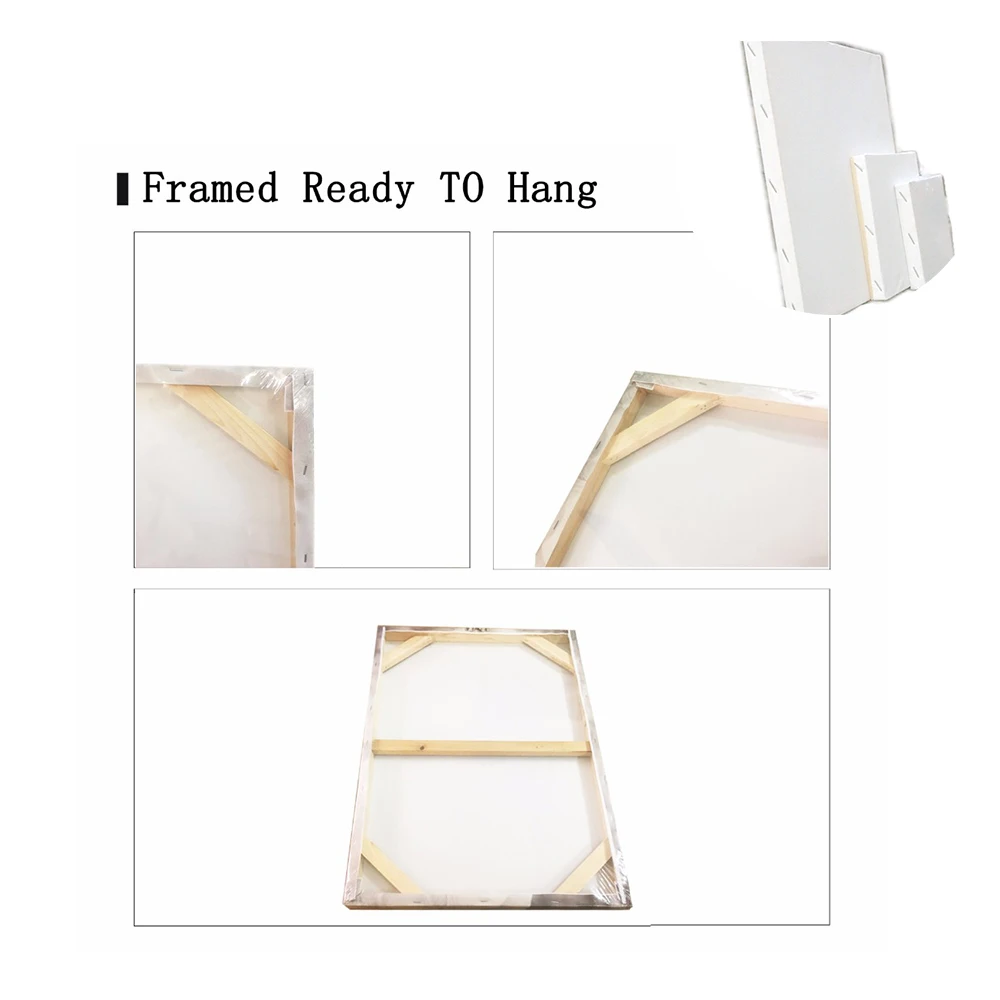 Модульная 4 шт. Венецианская пейзажная живопись Венеция Санторини остров