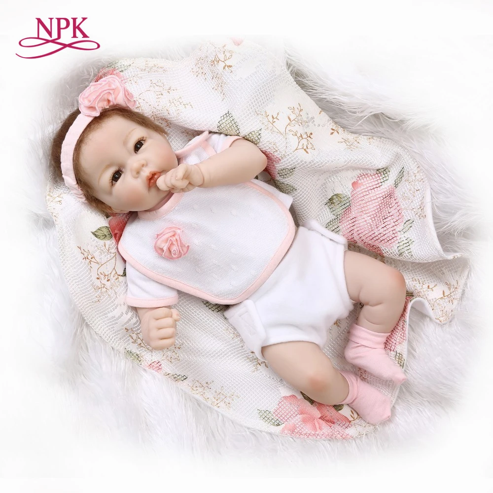 NPK Новинка 2018 22 дюйма мягкая кукла подарок для детей Кукла reborn brinquedo menina | Игрушки и
