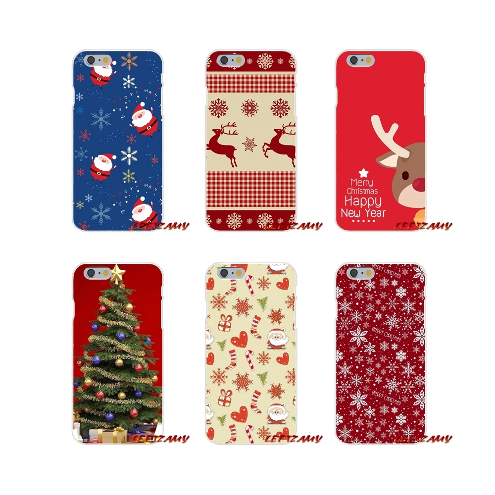 Для iPhone X XR XS MAX 4 4S 5 5S 5C SE 6 6S 7 8 Plus ipod touch Merry christmas Happy New Year аксессуары чехлы для