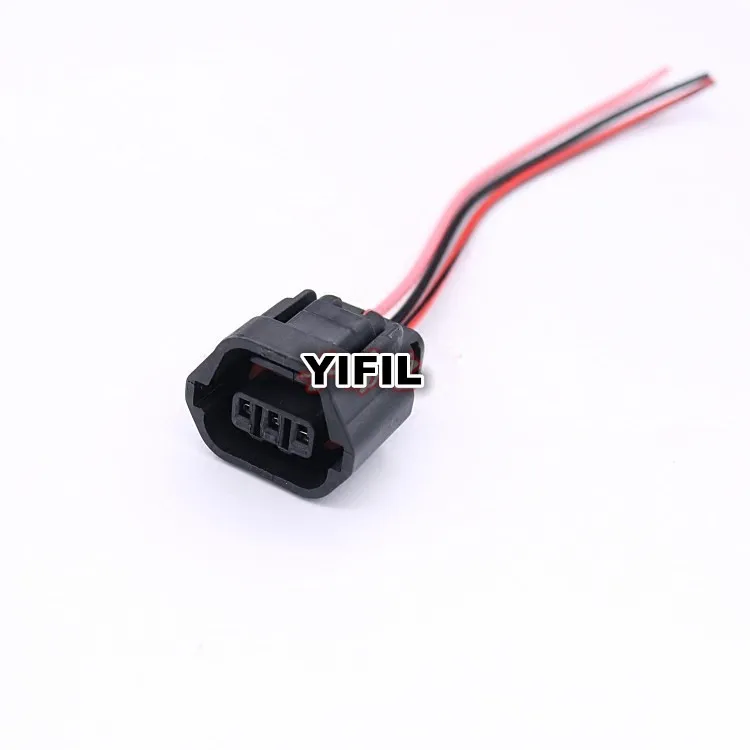 10 шт./лот 3 Pin/Way Женский EVO Mivec кулачковый Распредвал сенсор Авто герметизированный Соединитель с Pigtail для Mitsubishi Nissan Qashqai