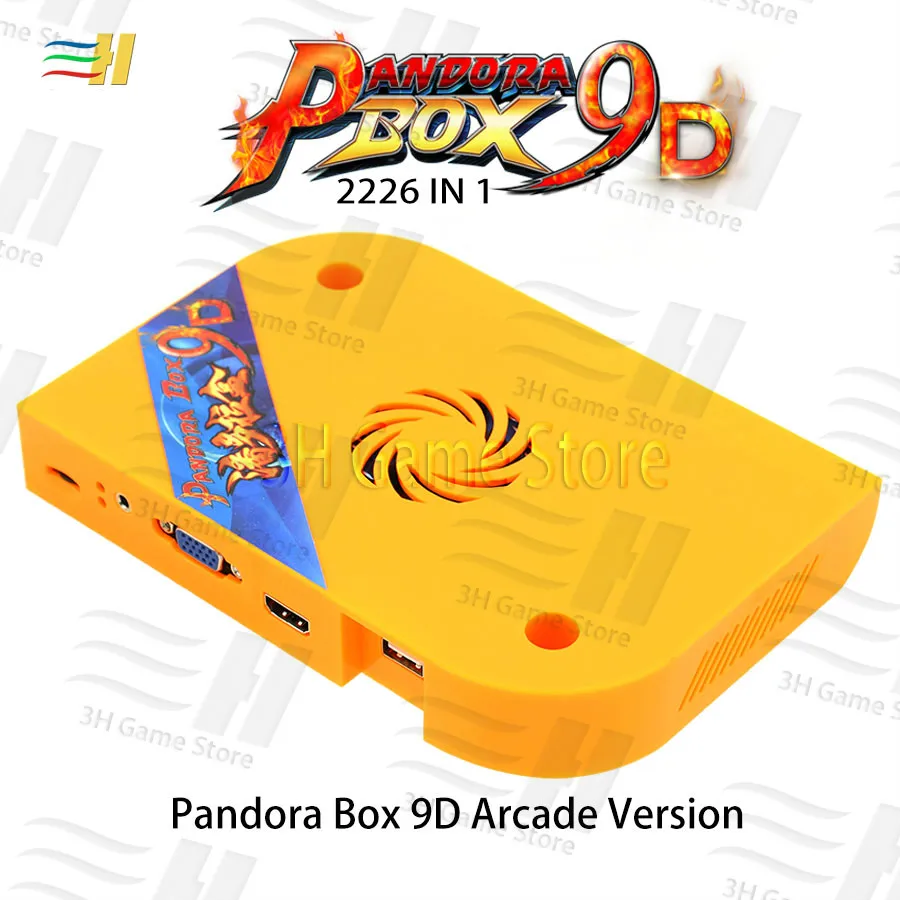 Pandora Box 9D 2226 в 1 аркадная версия доска для игры JAMMA HDMI VGA для монетного управления игровая машина поддержка 3P 4P игры usb