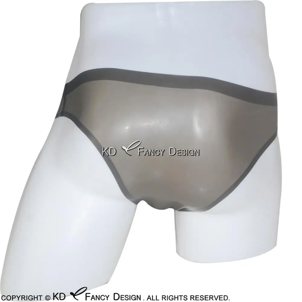 Прозрачные черные сексуальные трусы из латекса резиновая шорты под Штаны нижнее