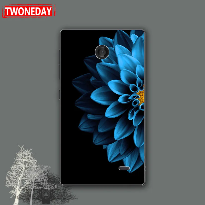Q138 Чехол для Nokia X Dual SIM A110 RM-980, задняя крышка с цветочным рисунком, чехол, силиконовый чехол с принтом кошки, совы, чехол для телефона с рисунком в виде животного для Nokia X - Цвет: Q138