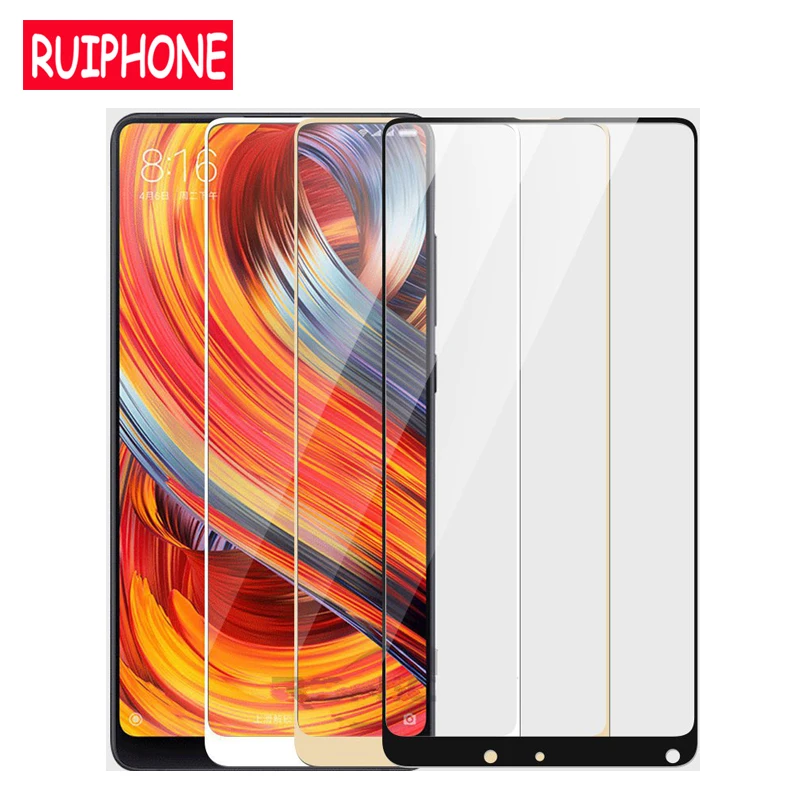 Защитное стекло Xiaomi Mi Mix 2 закаленное с полным покрытием для 2S Xiomi Mix2s | Мобильные