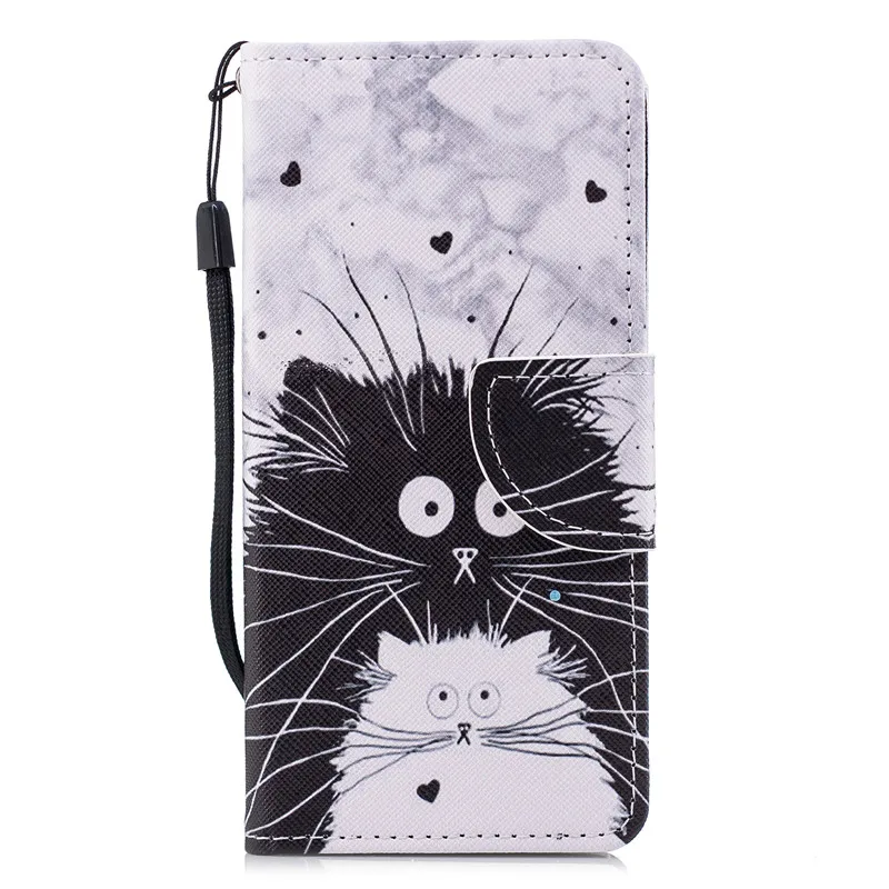 7 Для Fundas samsung Galaxy S9 S8 plus Чехол кожаный флип-кошелек для Coque samsung A8 Plus чехол Магнитный милый чехол для телефона - Цвет: 7