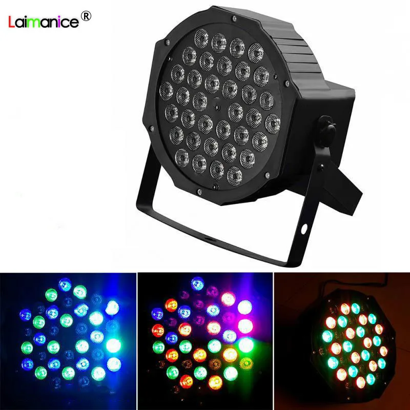 36 пар светодиодный свет для сцены RGB кристалл магический шар лампы DMX512 параболический алюминизированный отражатель 110-240 V Дискотека для рождественской вечеринки DJ декоративный светильник