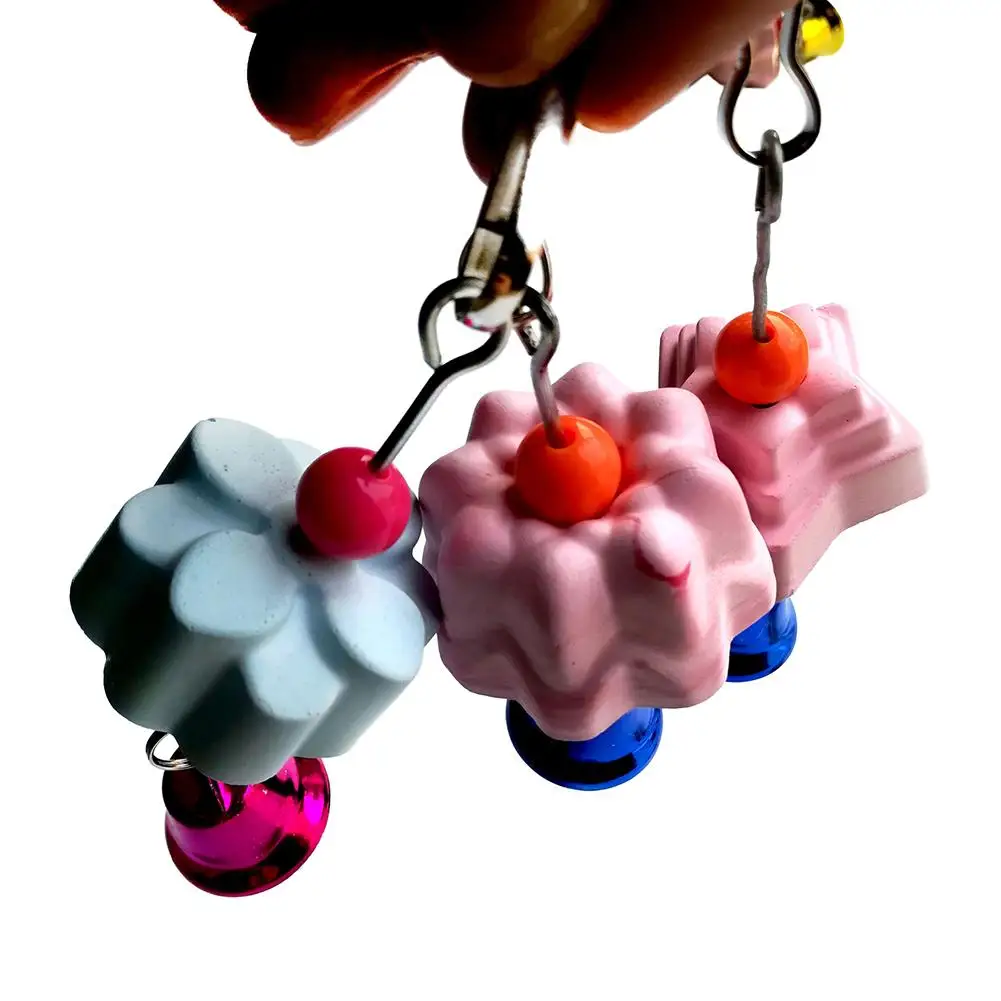 Игрушки для птиц в форме цветка попугай Кальций Молоко шлифовальный камень