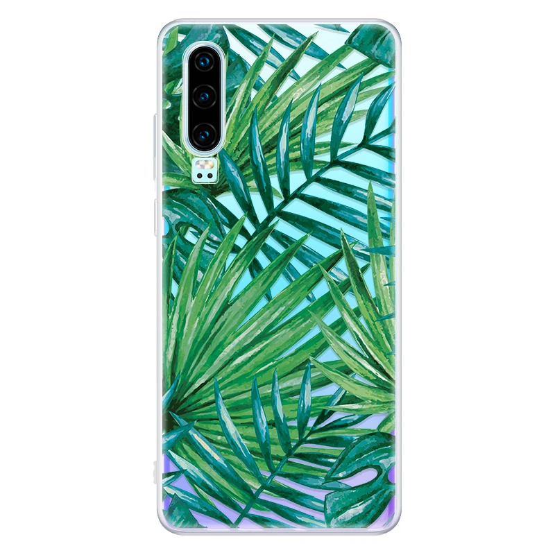 20 Силиконовый чехол для Honor 9i 10 Lite 8X для huawei P20 P30 Pro Lite, мягкий ТПУ чехол, цветочный узор, листья, кактус, сердце, фрукты, чехол s - Цвет: 20