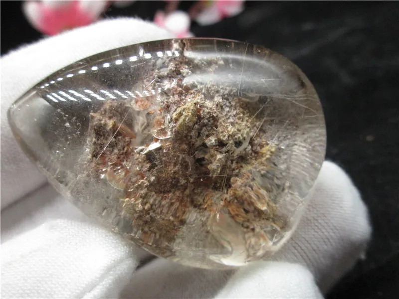 

Natural Yellow Phantom Quartz Water Drop Ghost Rock Stone Mineral Garden Crystal Chorite-Crystals Stone