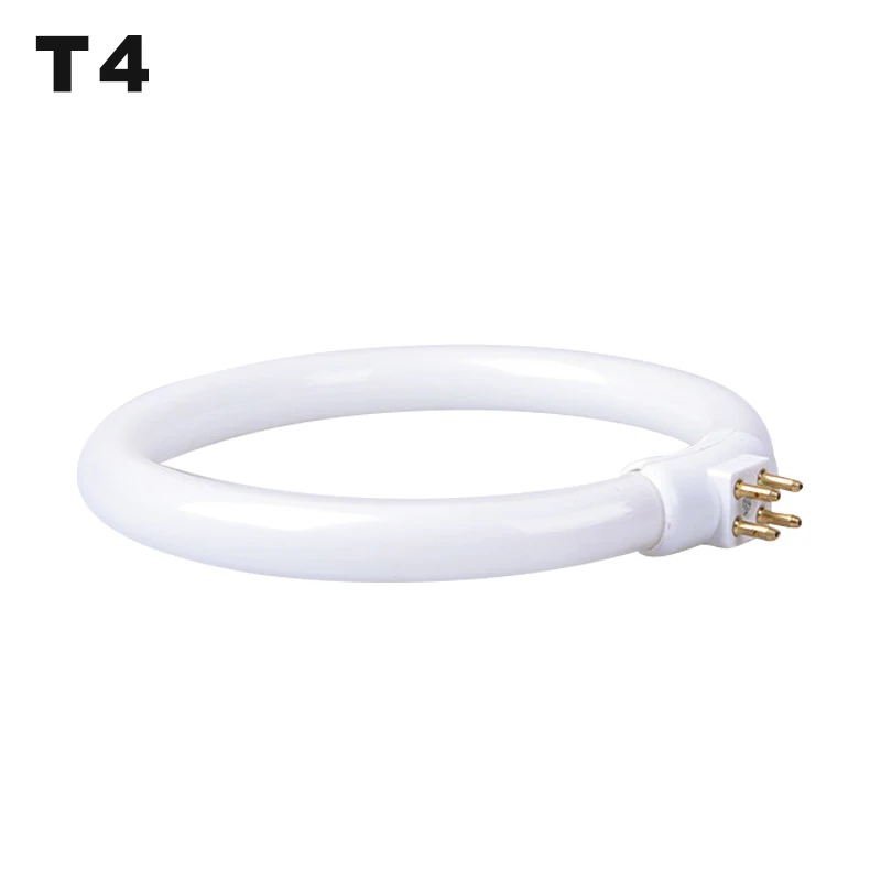 Круглая кольцевая труба T4 11 Вт 110 В и 220 В G10q флуоресцентная кольцевая лампа 4 контакта увеличительное стекло маленькие настольные лампы Лампа Белый
