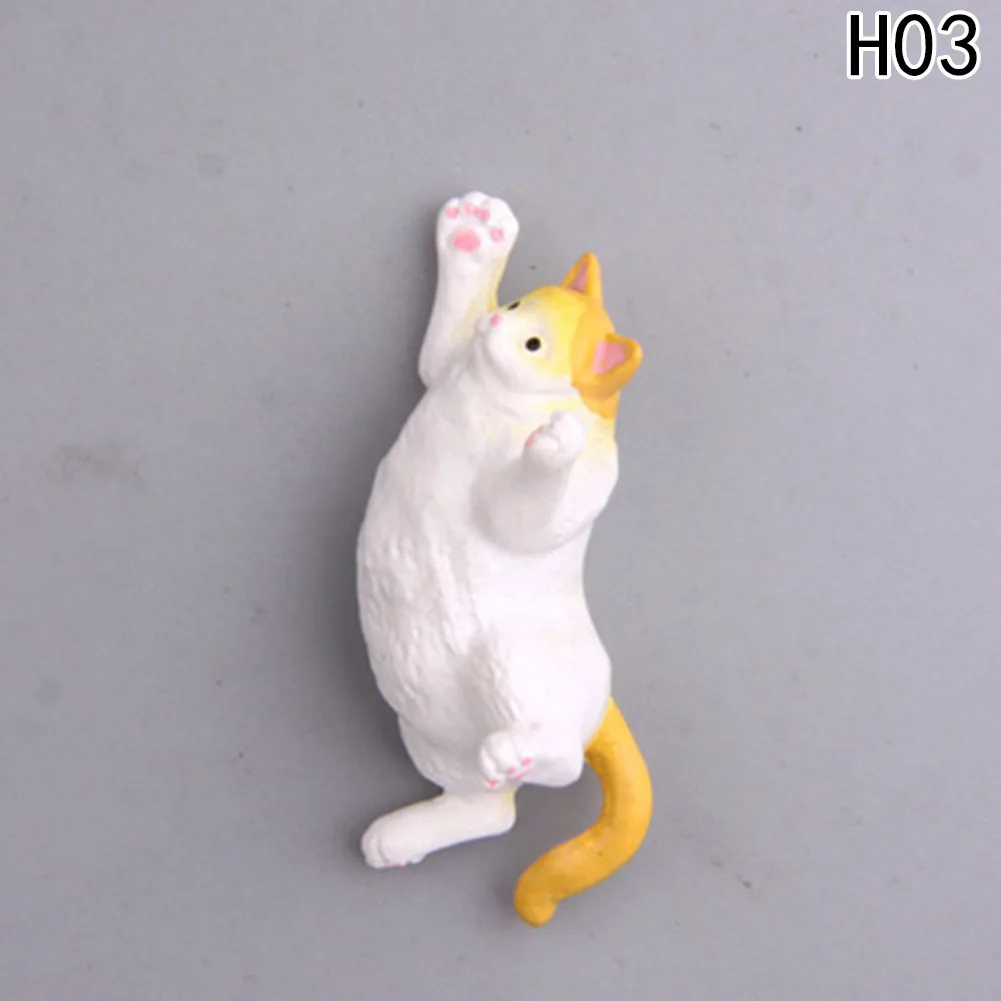 Кошка щенок смолы магниты на холодильник милый Шиба 3D мультфильм собака творческий домашний декор Животные наклейки для холодильника на магните