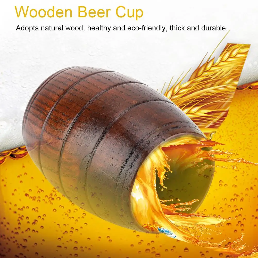 Натуральная деревянная пивная кофейная чашка ретро емкость чай Молочный Сок