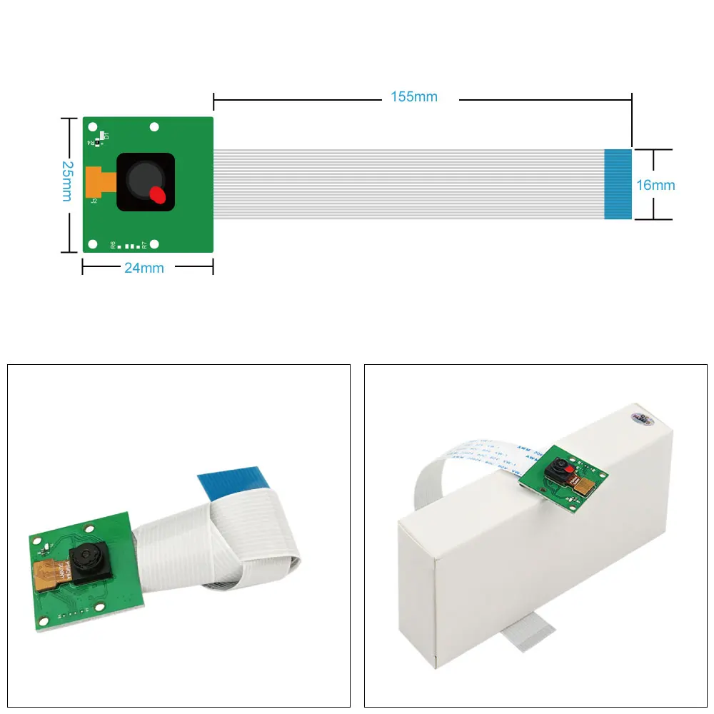 Keyestudio Raspberry Pi 4B 5 мегапикселей 1080p видеомодуль для мини камеры Model A/B + 2 и 3|raspberry pi 3|pi