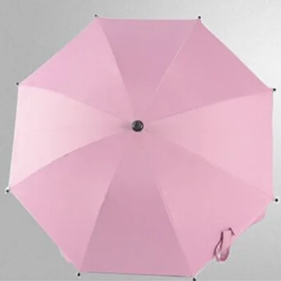 pink Детский тент зонтик для коляски багги аксессуары для коляски анти УФ/Зонт от дождя для тележки - Цвет: pink