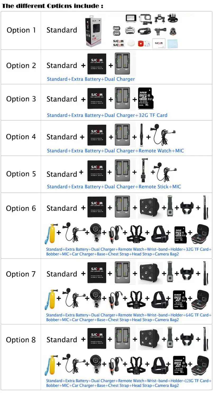 SJCAM SJ8Plus 4K экшн и Спортивная камера 4 K/30 кадров в секунду видео 12MP изображение