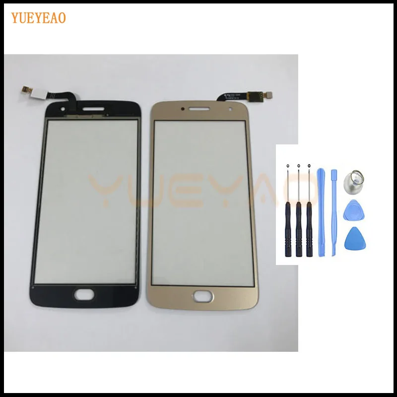Yueyao 5." Замена Сенсорный экран для Motorola MOTO G5 плюс XT1684 XT1685 Сенсорный экран планшета Стекло Сенсор Панель+ Инструменты