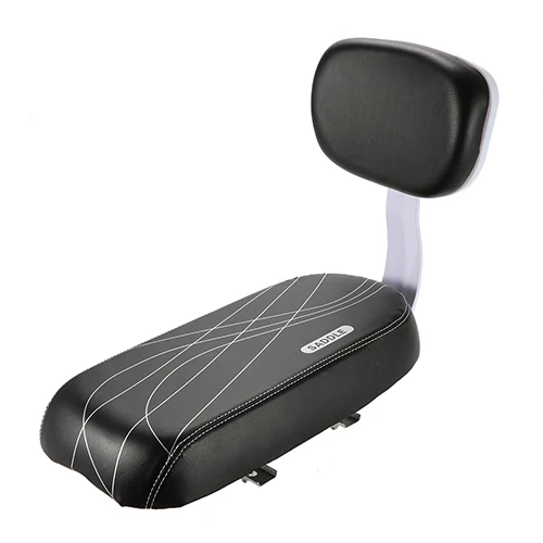 Bicycle Back Seat Набор велосипедных комплектов с велосипедным задним сиденьем, спинкой, детской защитой, велосипедным задним сиденьем с ручкой, подлокотником, подставкой для ног, педалью заднего сиденья - Цвет: Bicycle Back Seat