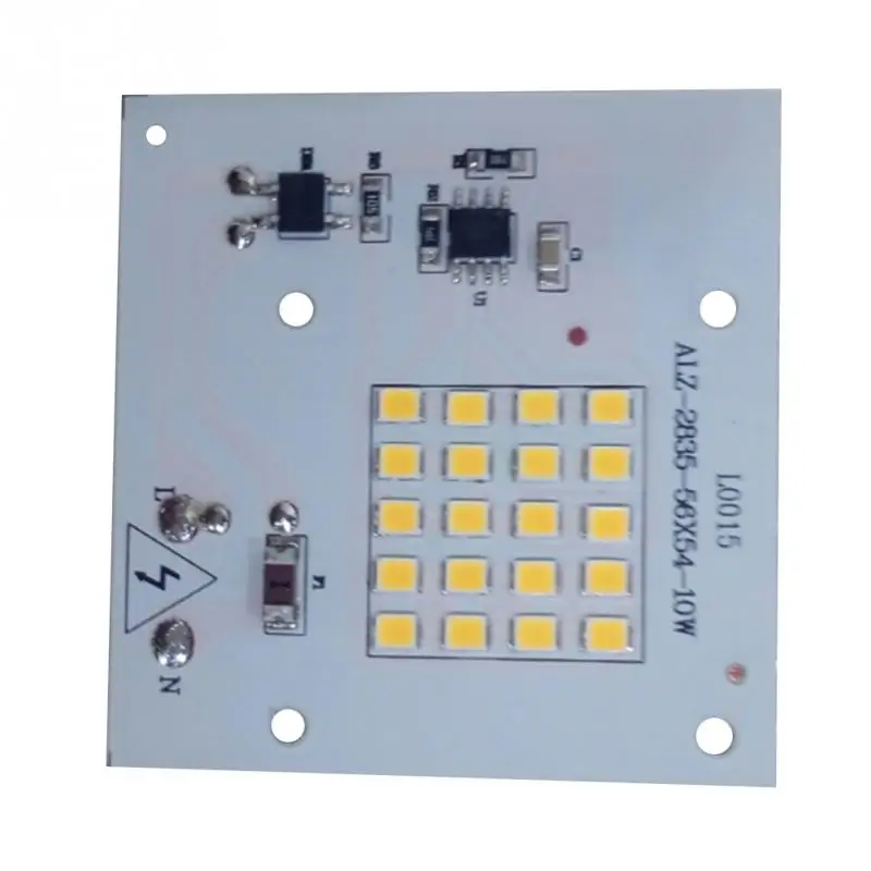Светодиодные лампы SMD Chip Beads Smart IC 220 В 10 Вт 20 30 50 90 DIY для наружного прожектора