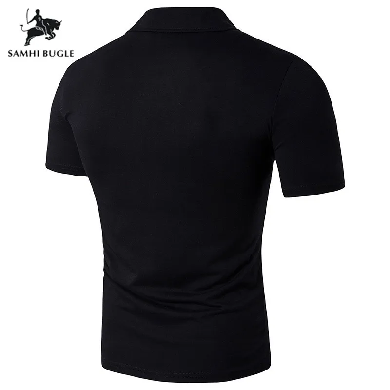Новинка 2020 Европейский стиль рубашка поло с буквенным принтом Мужская отворотом