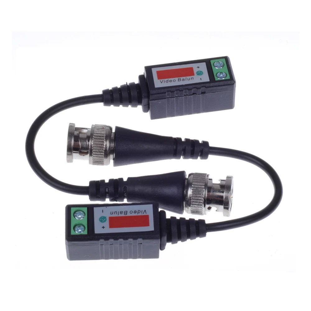 Пассивные приемопередатчики витые 200 шт. (100 пар) BNC CCTV UTP Balun Cat5 радиус действия до