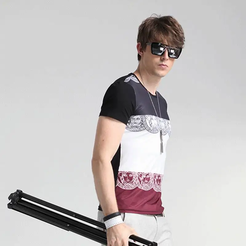 2018 Лето Европа Новый Стиль Мода Повседневная футболка бренд High-End Костюмы круглым