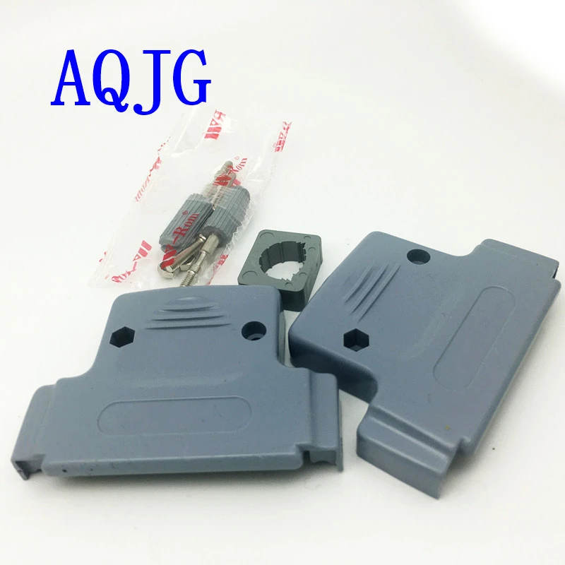 5 шт./L Φ DB50 50pin Way D Sub Женский паяльный разъем мужской пластиковый сборный корпус