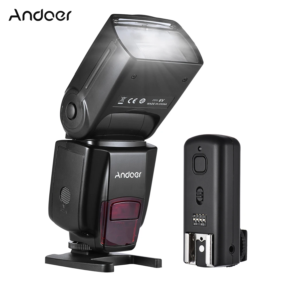 Беспроводная универсальная накамерная вспышка Andoer AD560 IV 2 4G ведомая GN50 с