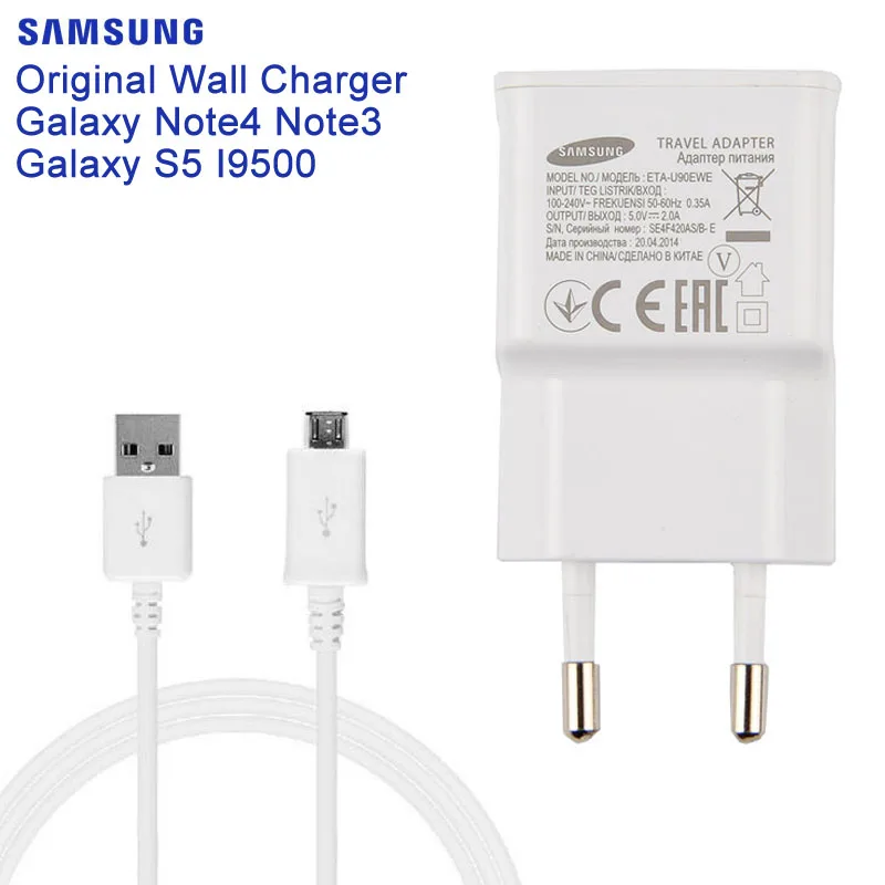 Samsung Зарядное устройство для samsung GALAXY Note 4 S5 S6 S7 A9100 A5100 A720 J7 J7108 A5000 C5 C7 I9500 I9508 G900S I9300 I9308