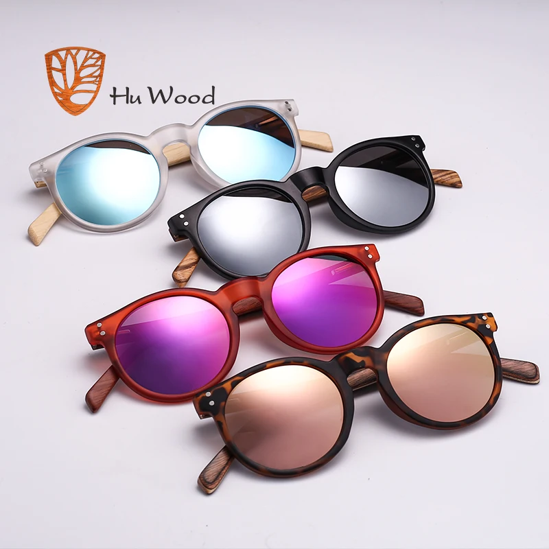 Hu Wood, брендовые, дизайнерские, модные, унисекс, солнцезащитные очки, поляризационные, зеркальное покрытие, солнцезащитные очки, круглые, мужские, очки для мужчин/женщин, GRS8003