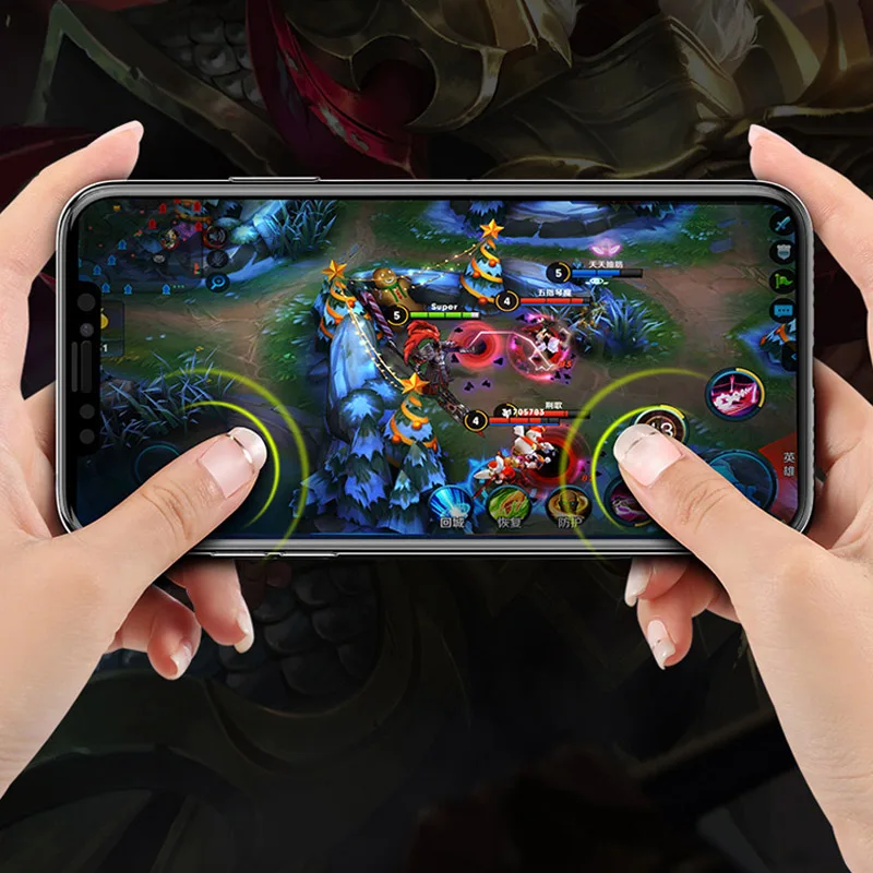 Beworlder для iphone X закаленное Стекло полное покрытие мягкий силиконовый край коробку