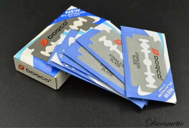 Суперострое бритвенное лезвие из нержавеющей стали 10 шт./лот безопасные мужские