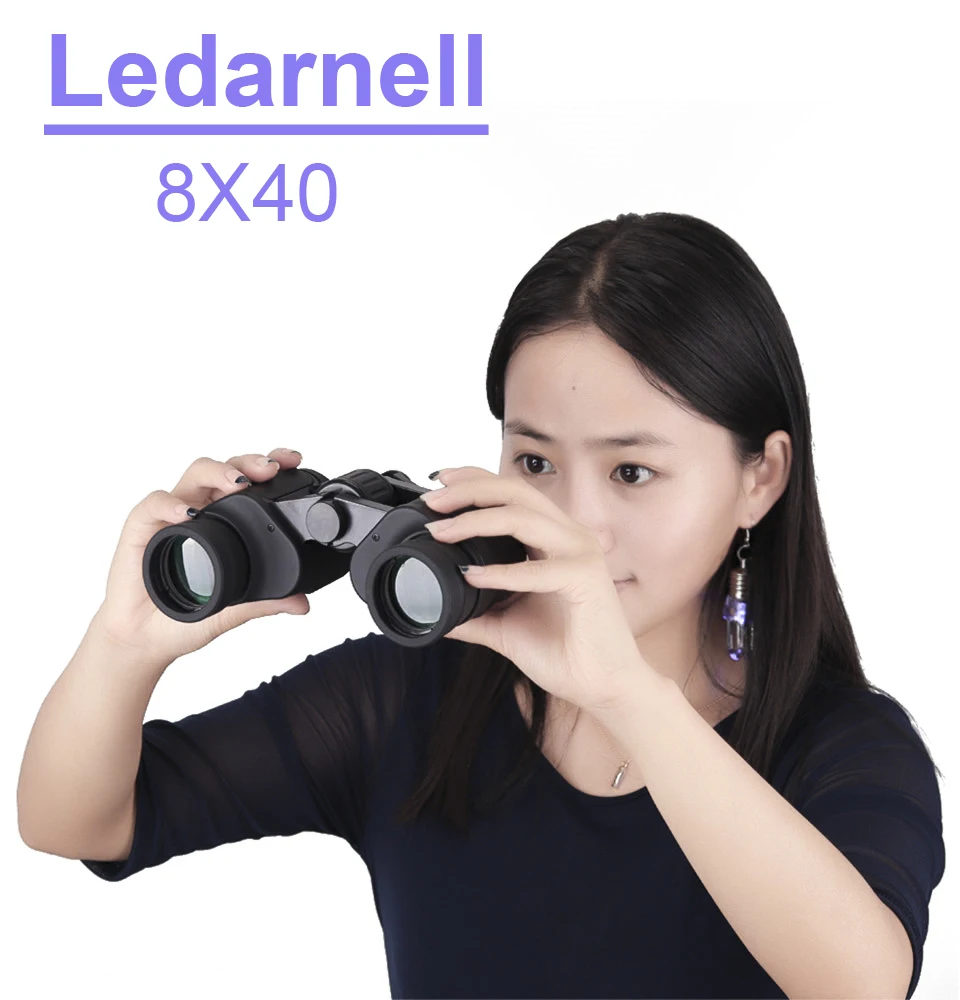 Ledarnell бинокль 8X40 Professional Охота телескоп Увеличить Высокое качество Большой Ясно видение без инфракрасный водонепрони