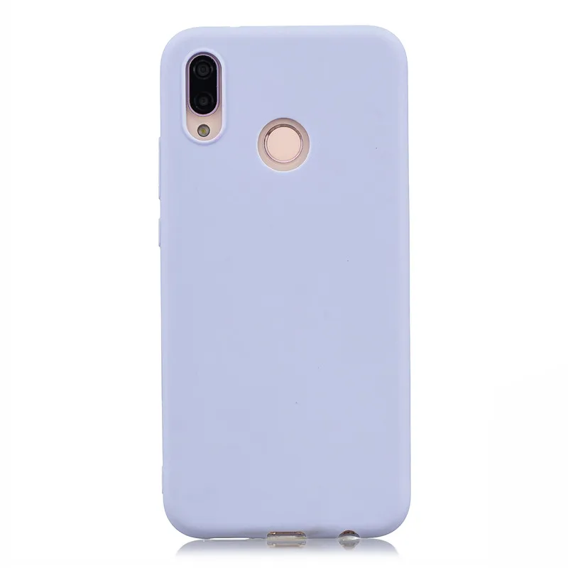 Purple Конфеты Макаруны чехол для телефона для huawei Nova 3 3i 2 2S 2i Коврики 20 Lite P20 Pro P10 плюс P9 P8 Lite P Smart Мягкий силиконовый чехол s - Цвет: Purple